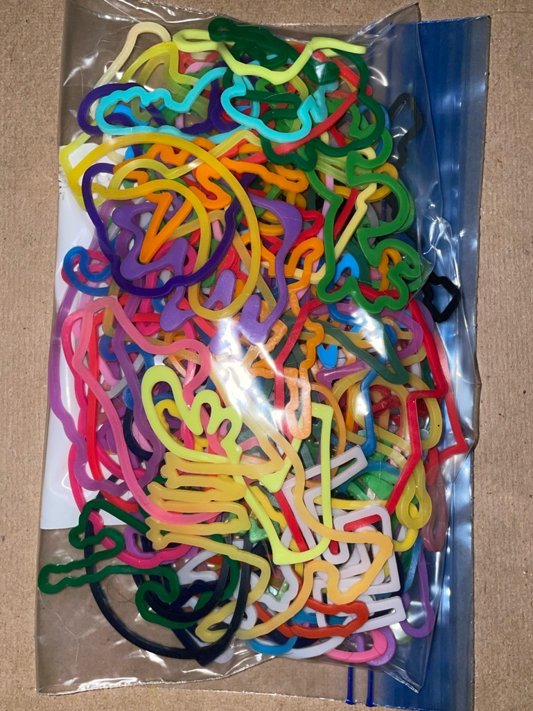 100 Silly Bandz Random Assortment